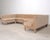 2000 - 2009 Bespoke Tufted Velvet 4-Piece Banquette Sectional Sofa 12 Ft For Sale - Image 5 of 18
