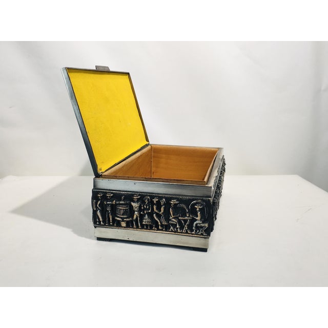 Vintage Industrial Copper Cigar Box, 1960s For Sale - Image 9 of 18