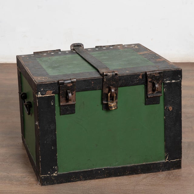 Late 19th Century Iron Lock Box From Sweden For Sale - Image 6 of 11