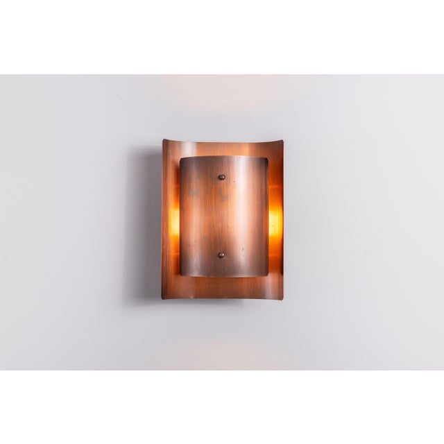 Danish Copper Wall Lamp, 1960s For Sale - Image 4 of 13