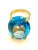 Bochic “Capri” Vintage Oval Shape Blue Topaz Diamond Set In 18K Gold & Silver For Sale - Image 13 of 14