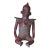 Large Vintage Pre Columbian Colima Style Seated Terracotta Figure For Sale