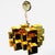 Mid-Century Modern 1970s Curtis Jeré Brass Cubist Cubist Chandelier, Signed For Sale - Image 3 of 14