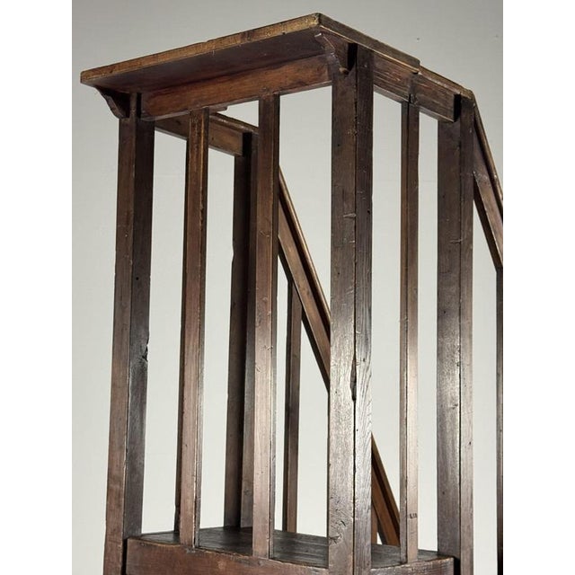 Antique Library Ladder, 1900 For Sale - Image 10 of 18