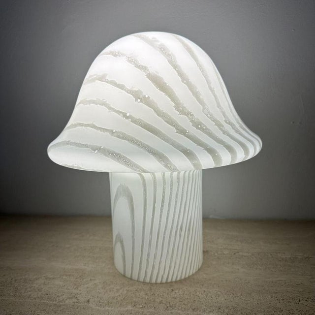 Mushroom Zebra Table Lamp from Peill & Putzer, 1970s For Sale - Image 4 of 18