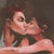 Figurative Stolen by Michael Carson | Oil on panel of a couple kissing on a bench For Sale - Image 3 of 5