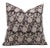 Fabdivine Handcrafted Block Print Cushion Cover 14x14 Inch Pure Linen-Zicron For Sale