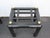 Black Hollywood Regency Black Painted Glass Top Side Tables a Pair 6901 For Sale - Image 8 of 18