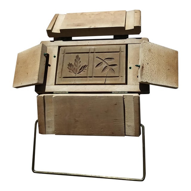 18th Century Wood Butter Mold For Sale