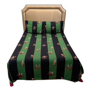 Ralph Lauren Equestrian Polo Match Bedding Set Duvet & Pillowcases - 3 Piece Set