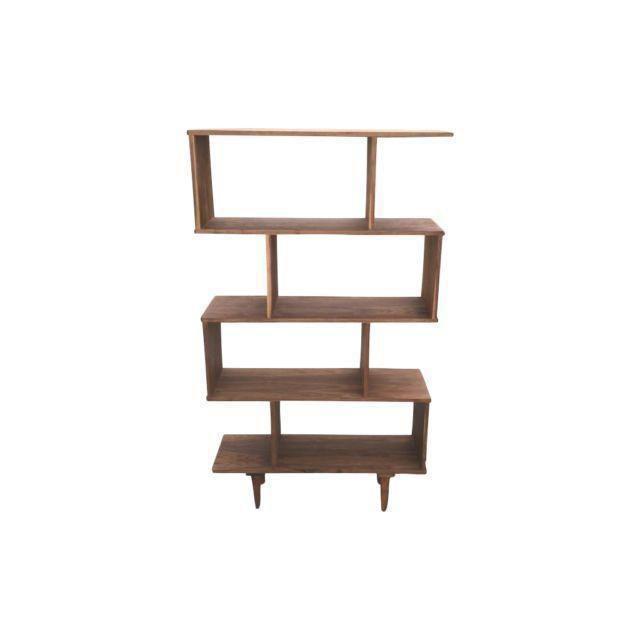 MID CENTURY ABSTRACT BOOKCASE WALL UNIT Chairish