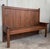 French Country Early 20th Century Spanish Painted Bench With Dove-Tail and Tall Back For Sale - Image 3 of 10