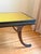 Early 1900s Citron Gold Mirror Top and Ebony Walnut Empire Coffee Table For Sale In Dallas - Image 6 of 17