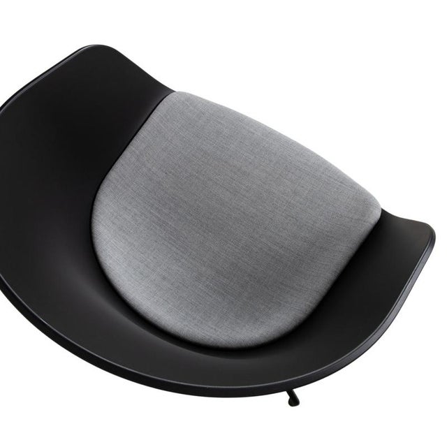 AAC20 Chairs in Grey and Black Plastic from Hay, Set of 12 For Sale - Image 11 of 18