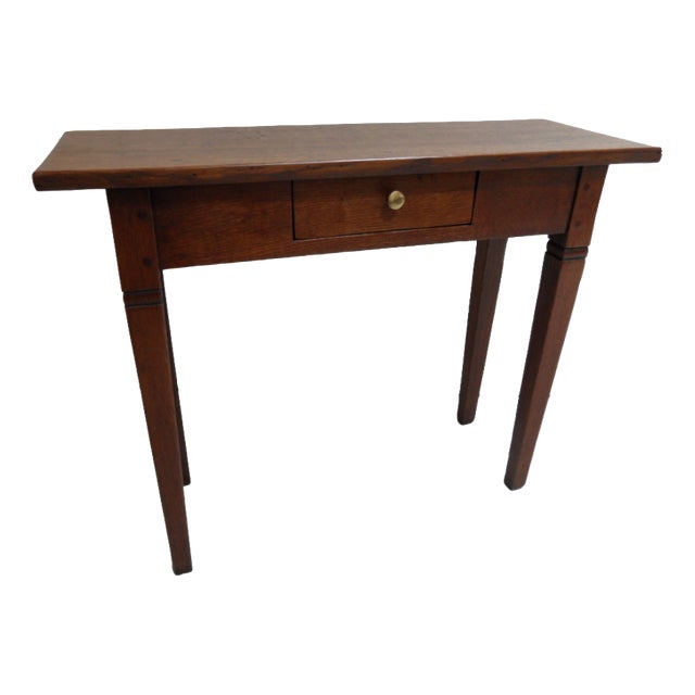 Antique Oak Side Table, 1890s For Sale