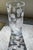 Large Swedish Art Crystal Vase by Artist Anne Nilsson for Orrefors With Cut Dot Pattern Signed For Sale - Image 11 of 11