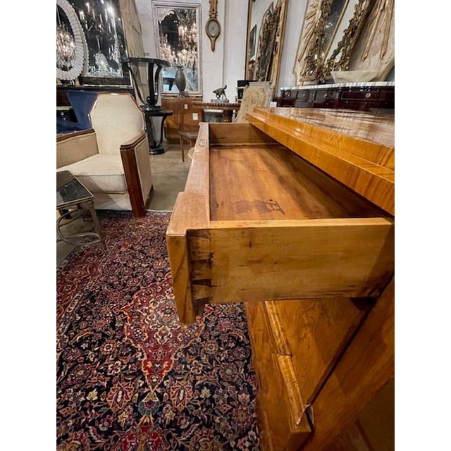 19th Century 19th Century German Biedermeier Walnut Commode For Sale - Image 5 of 6