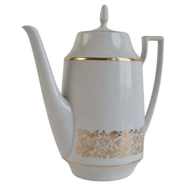 Mid-Century Porcelain Coffee Pot from Birkenhammer, Former Czechoslovakia, 1969 For Sale - Image 12 of 12