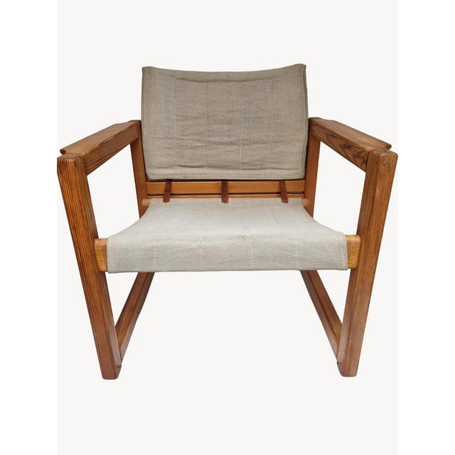 The 'Diana' safari chair was designed by Karin Mobring for IKEA in Sweden during the early 1970s. This chair is from the...