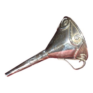 Sterling Silver Perfume Funnel For Sale