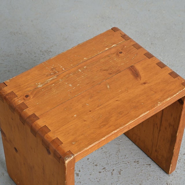 Pine Stools by Bernard Taillefer, 1960, Set of 4 For Sale - Image 13 of 15