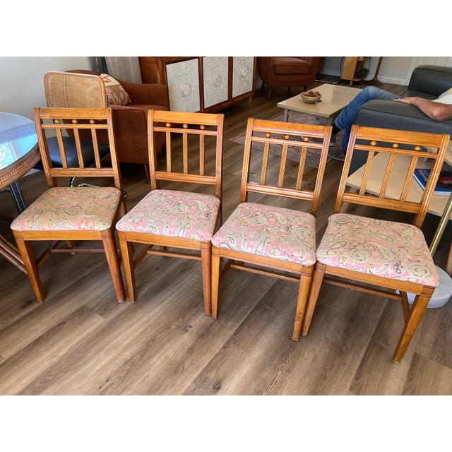 1940s Dining Table & Chairs - Sturdy, Stylish & Full of Character! For Sale - Image 11 of 18
