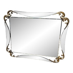Large Hollywood Regency Style Mirror
