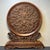 Brown Vintage Chinese Hand Carved Boxwood Nine Dragons Table Screen For Sale - Image 8 of 9