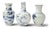 This is a nice collection of Chinese Blue & White Porcelain Vases that most probably date to the Republic period (early...