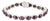 Oval Cabochon 35.44 Ct Ruby Unisex Bracelet in Sterling Silver For Sale