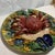 Traditional Large Vintage 13.5" Portuguese Palissy Style Majolica Crab Platter For Sale - Image 3 of 6