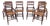 Antique Walnut Victorian Spindle Back Cane Seat Dining Chairs Set of 6 For Sale