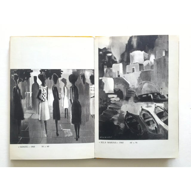 Mid-Century Modern Eliano Fantuzzi Vintage 1961 First Edition Mid Century Modern Italian Exhibition Art Book For Sale - Image 3 of 13