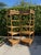 Brown Vintage Tall Palm Beach Coastal Woven Rattan Corner Étagères, Pair For Sale - Image 8 of 12