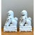White Vintage Blanc De Chine Porcelain Foo Dogs - Pair For Sale - Image 8 of 12