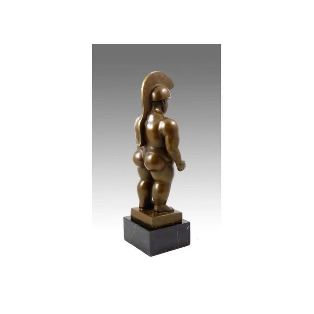 Sculpture of Roman Warrior, 20th Century, Bronze For Sale - Image 5 of 8