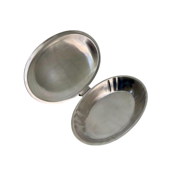 Vintage Silver-Plate Silent Butler Crumb Catcher For Sale In Boston - Image 6 of 9