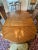 French Provincial Late 20th Century French Provincial Oak Dining Set — Table With Two Leaves & 6 Cane-Back Chairs For Sale - Image 3 of 9