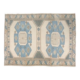 1950s Oushak Wool Oversize Carpet For Sale