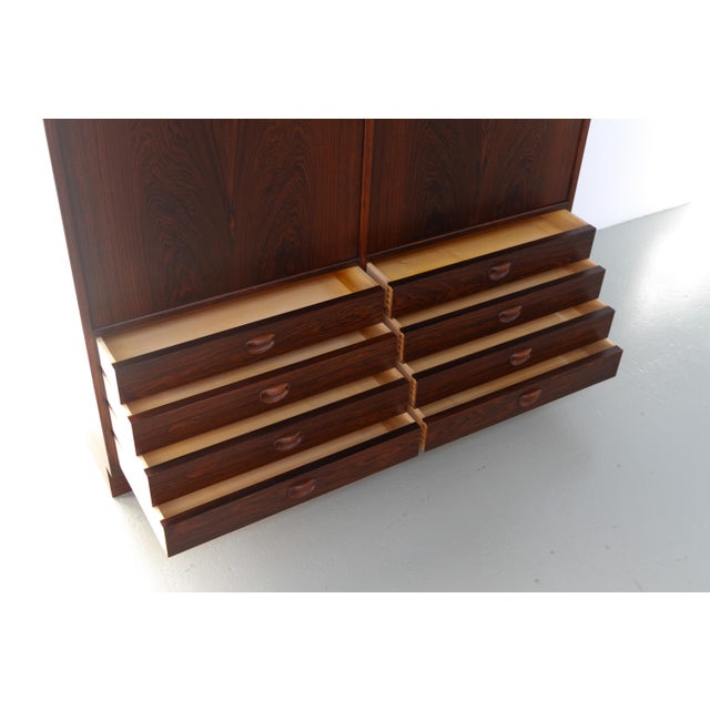 Mid-Century Modern Danish Rosewood Dresser Cabinet by Axel S. Albeck, 1950s For Sale - Image 12 of 18