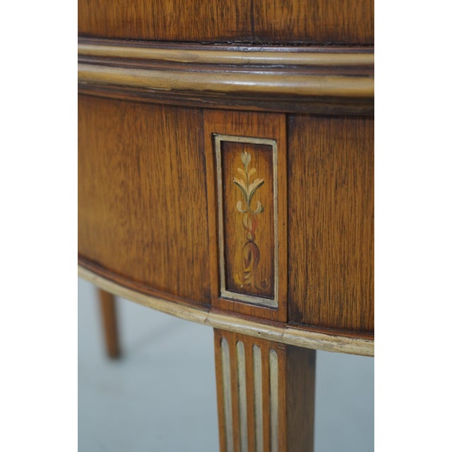 Imperial Adams Style Paint Decorated Carlton House Desk For Sale - Image 14 of 18