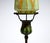 Antique Tiffany Studios Pulled Feather Favrile Glass Blown-Out Candlestick Lamp For Sale - Image 4 of 9