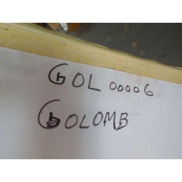 Plastic Naftali Golomb, Luciano Berio's Epiphany Large Abstract Collage Israeli Painting, 1986 For Sale - Image 7 of 8