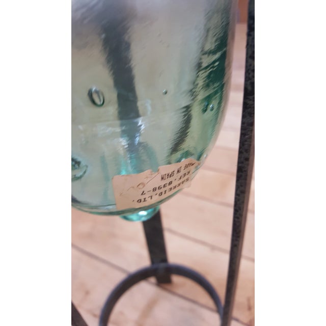 Sarreid Murano Glass Planter on Iron Stand For Sale In New York - Image 6 of 7