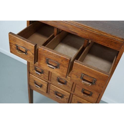 Dutch Oak Apothecary Cabinet, 1930s For Sale - Image 13 of 14