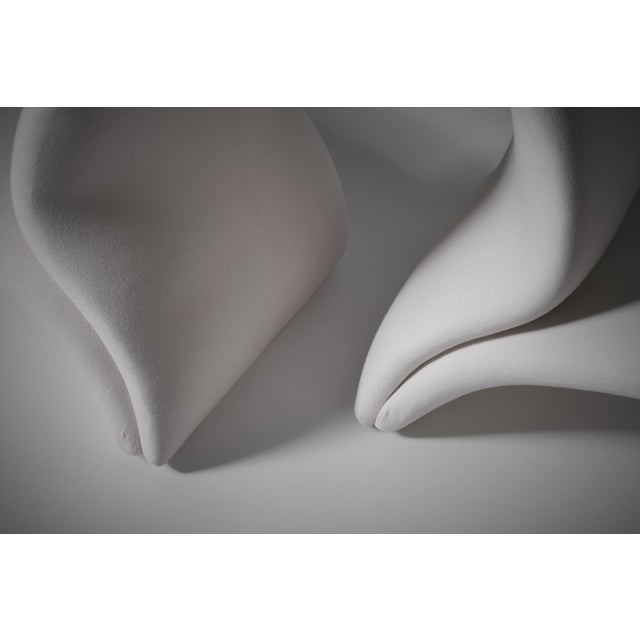 White Kaïdo Lounge Chair by Kwok Hoï Chan for Steiner, 1968 For Sale - Image 8 of 11