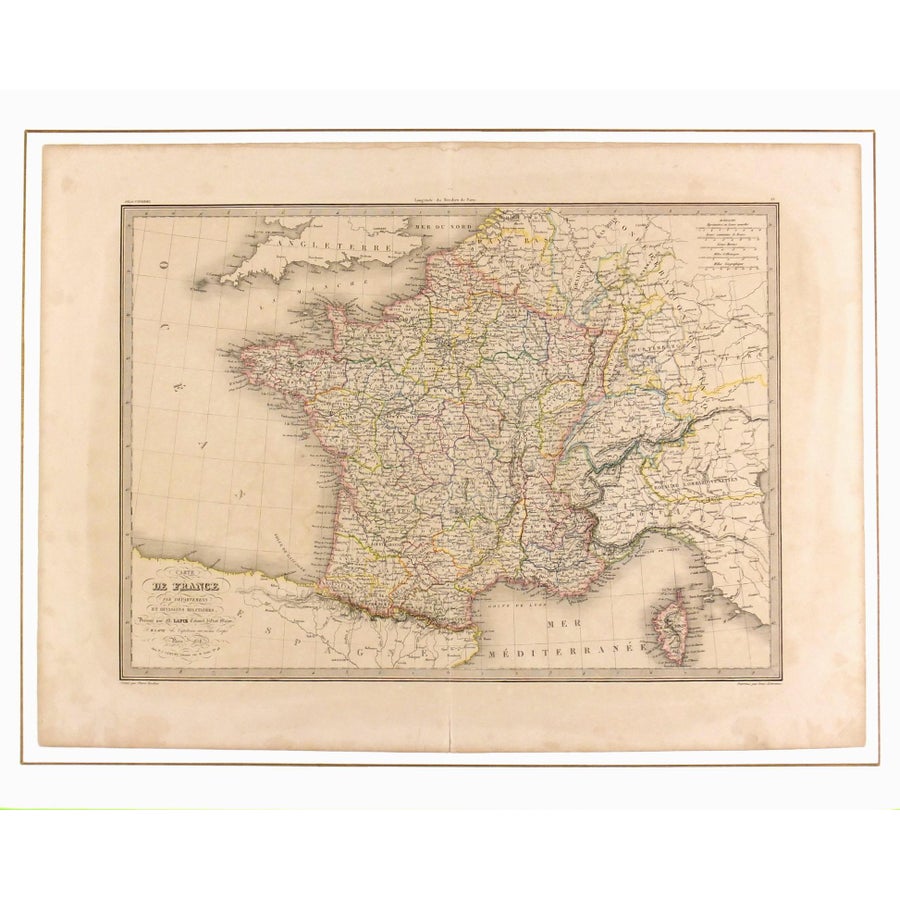 antique-1838-map-of-france-
