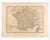 French Provincial Antique 1838 Map of France For Sale - Image 3 of 4
