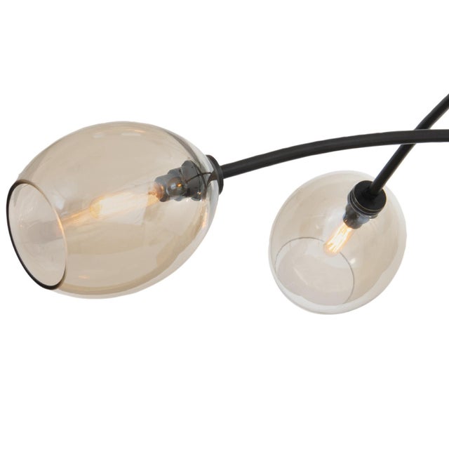 2020s Regina Andrew Artemis Mobile Chandelier, Oil Rubbed Bronze with Champagne Glass For Sale - Image 5 of 8