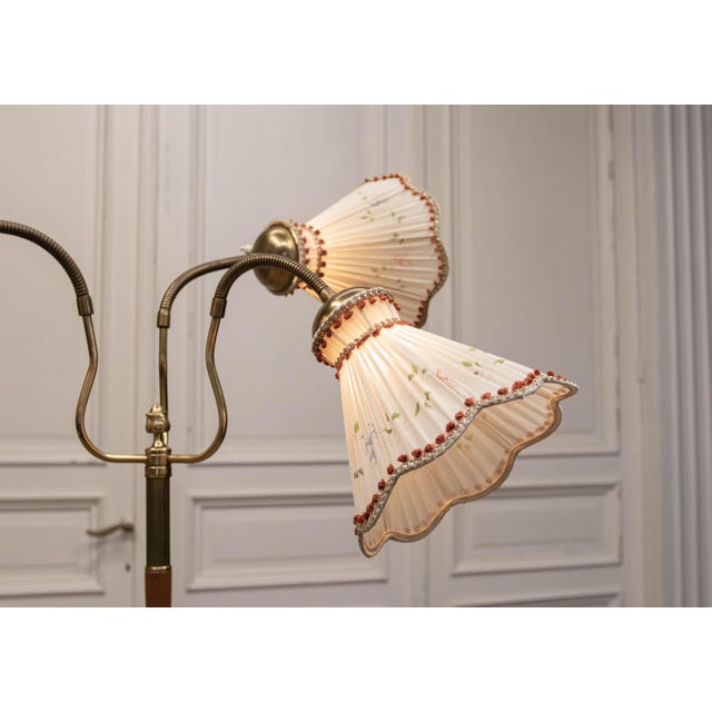 Swedish Model 139 3-Light Floor Lamp from Eskilstuna Elektrofabriks AB, 1940s For Sale - Image 10 of 13